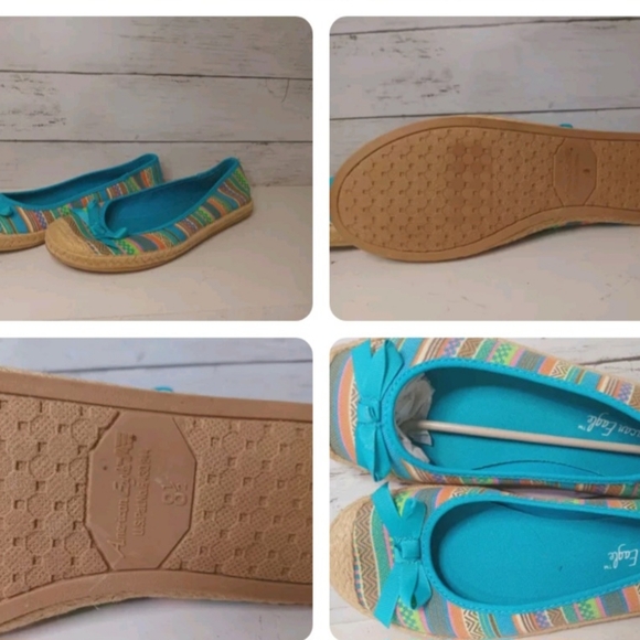 American Eagle Espadrilles Flats  women's size 7 - Picture 2 of 3